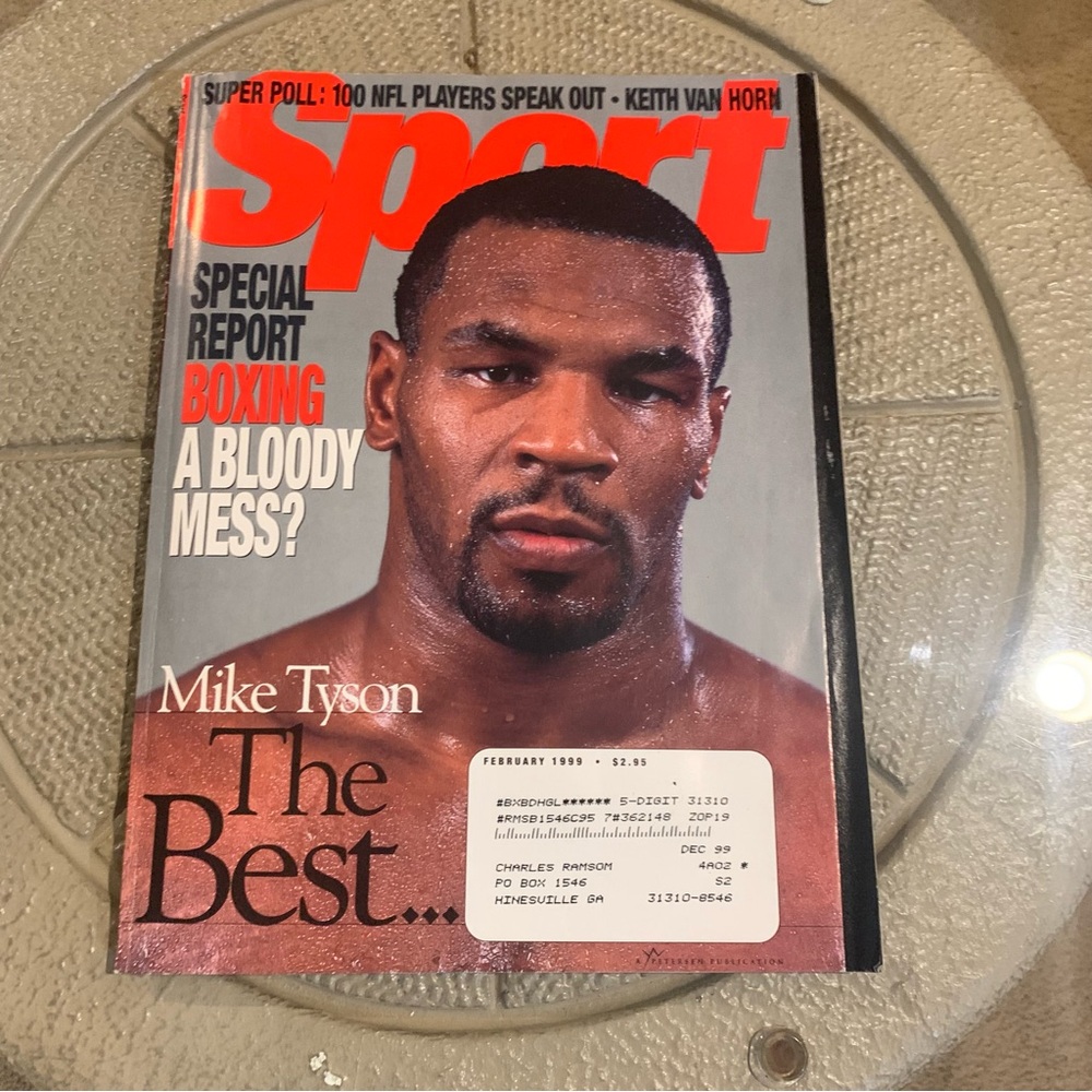 1999 FEBRUARY SPORT MAGAZINE - Mike Tyson ; 100 NFL Players Speak Out
